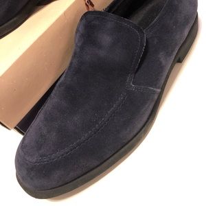 Men’s Blue Suede Loafers Hush Puppies size 10.5 N